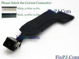 Dell G15 5510 5511 5515 P105F Power Jack DC IN Cable DC-IN Charging Port Connector 10-Pin or 13-Pin